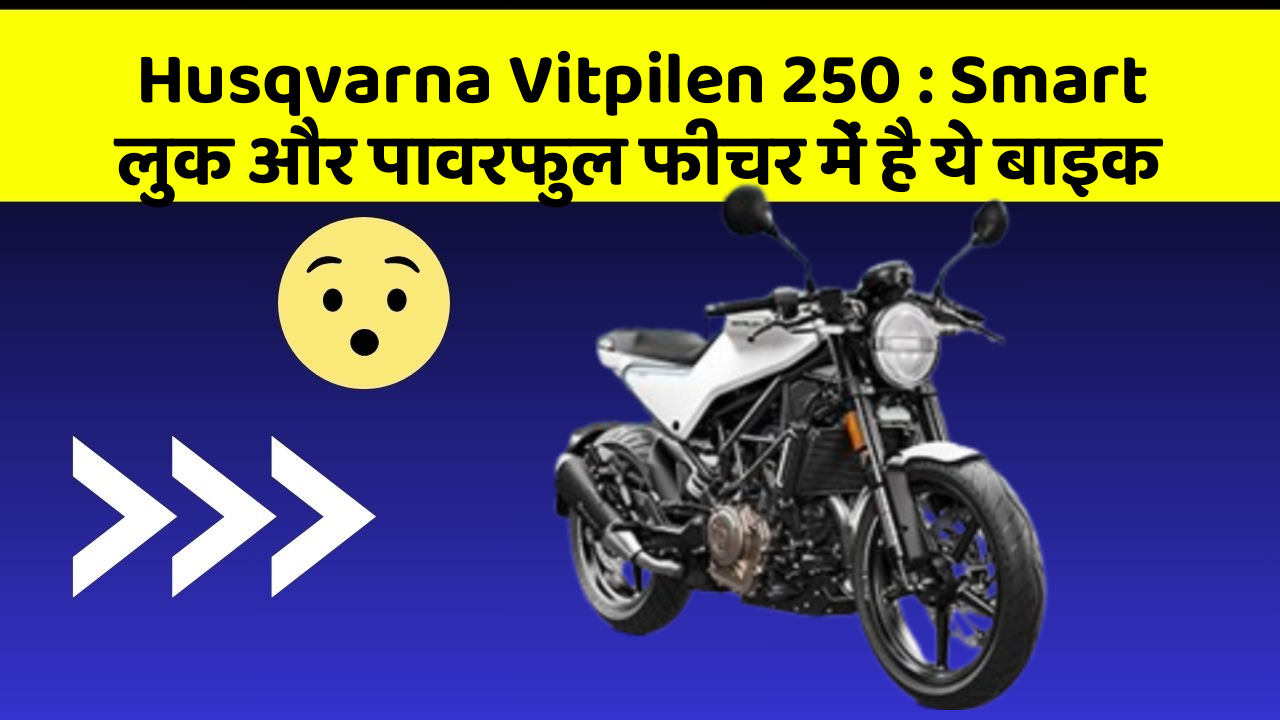 Husqvarna Vitpilen 250: क्या आपके पास अपनी कार में ये फीचर हैं?