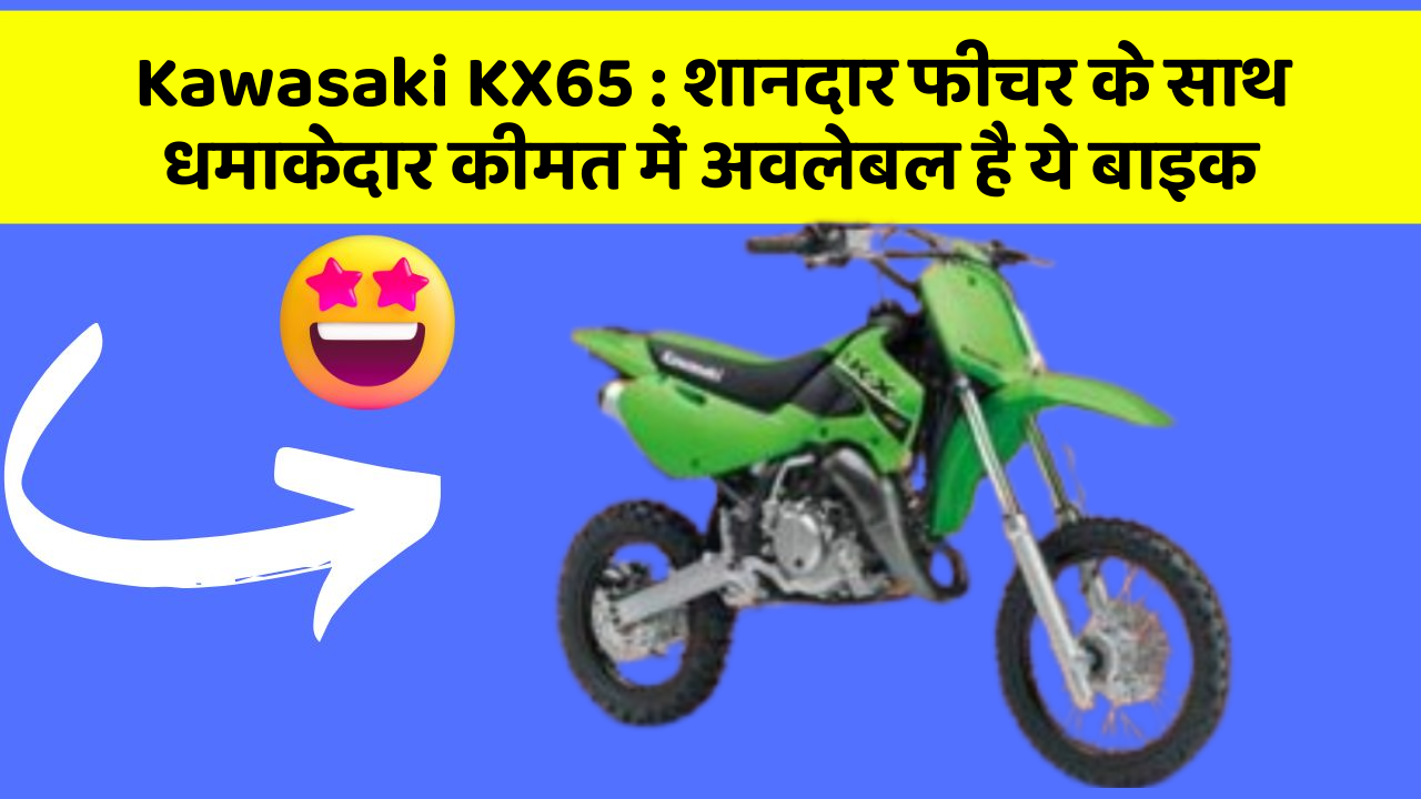 Kawasaki KX65: इन कार फीचर को जानकर आप हैरान रह जाएंगे!